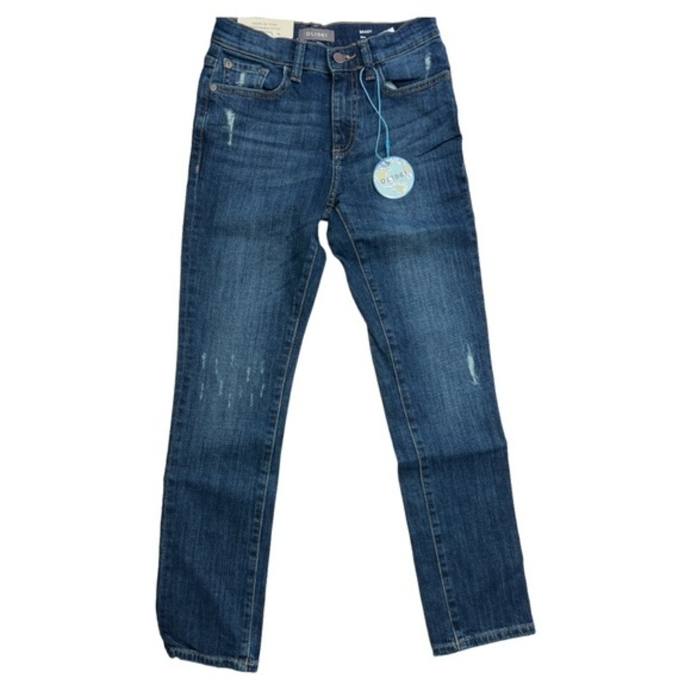 DL 1961 BOY’S BRADY SLIM DISTRESSED  NWT JEAN SZ 10